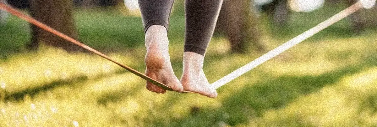Slackline na MAKUKI VEN